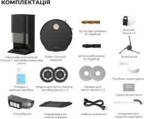 Робот-пилосос Dreame Robot Vacuum X50 Ultra Black (1155345)