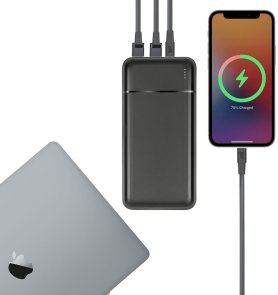 Батарея універсальна Riva RivaPower VA2102 20000mAh 22.5W Black (RIVAPOWER VA2102 (Black))