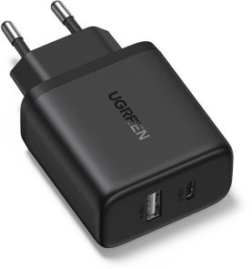 Зарядний пристрій UGREEN X227 QC3.0 PD 20W Black (45302)