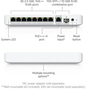 Комутатор Ubiquiti Flex 2.5G PoE (USW-FLEX-2.5G-8-POE)