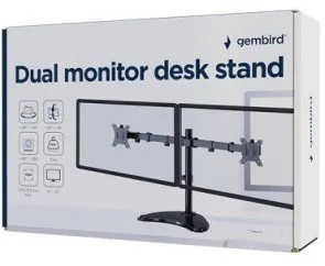 Фото: Кронштейн Gembird MS-D2ST-02 Black № 6 | KTC