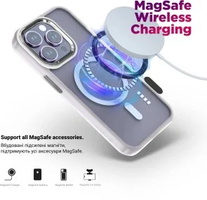 Фото: Чохол ArmorStandart for Apple iPhone 16 - Unit MagSafe Matte Clear (ARM78705) № 3 | KTC