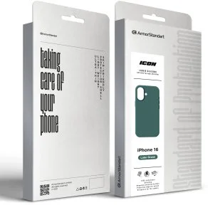 Фото: Чохол ArmorStandart for Apple iPhone 16 - ICON2 Case Lake Green (ARM81298) № 9 | KTC