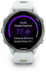 Смарт годинник Garmin Forerunner 970 Titanium with Whitestone Case and Whitestone/Translucent Amp Yellow Band (010-02969-11)