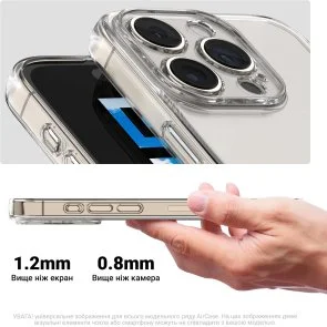 Фото: Чохол ArmorStandart for Poco F7 - Air Camera cover Clear (ARM80352) № 3 | KTC