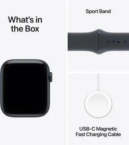 Фото: Смарт годинник Apple Watch SE 3 GPS - 44mm Midnight Aluminium Case with Midnight Sport Band - M/L (MEHQ4) № 8 | KTC