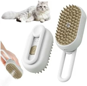 Фото: Парова щітка для тварин 3‑в‑1 Steamy Pet Brush (PCG-179) № 4 | KTC