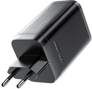 Зарядний пристрій Acefast A111 67W Black with Retractable Cable (6974316284062)