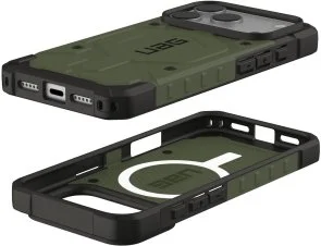 Фото: Чохол UAG for Apple iPhone 17 Pro - Pathfinder MagSafe Olive (114548117272) № 7 | KTC