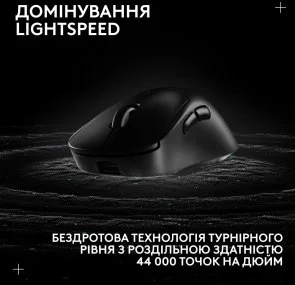 Фото: Миша Logitech G Pro X Superlight 2 Dex Wireless Black (910-007357) № 5 | KTC