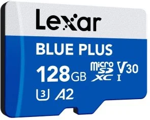 Фото: FLASH пам'ять Lexar Blue Plus Micro SDXC 128Gb (LMSBLPL128G-BNANG) № 2 | KTC
