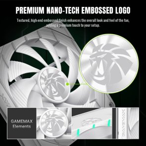 Кулер Gamemax Tornado T12 ARGB-W