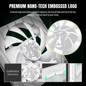 Фото: Кулер Gamemax Tornado T12 ARGB-W № 9 | KTC