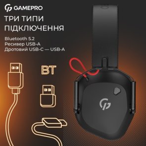 Гарнітура GamePro Genesis Mercury Pro Black (HSW120B)
