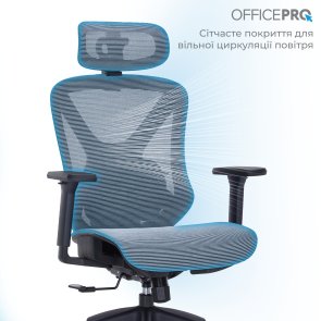 Крісло OfficePro Atlas OC630-B-DG-DG Black/Dark Gray
