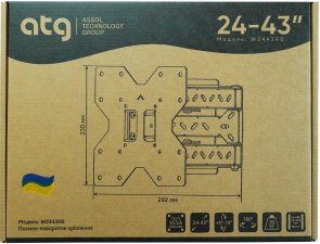 Кронштейн ATG W2443RB Black