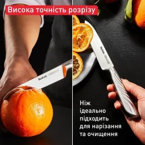 Фото: Ніж кухонний універсальний Tefal Precision 12cm Stainless steel (K2890524) № 6 | KTC