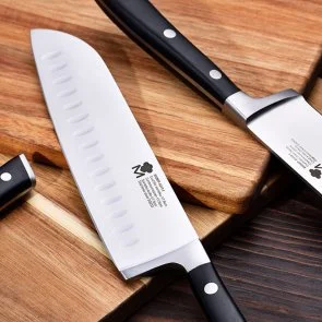 Фото: Ніж кухонний сантоку MasterPro Foodies collection 17.5cm Black (BGMP-4311) № 2 | KTC