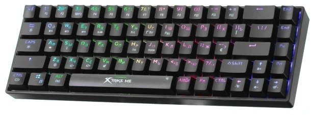 Клавіатура Xtrike Me GK-995W ENG/UKR WL/BT/USB Black (GK-995WBKUA)