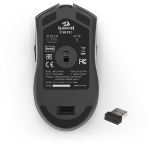 Мишка, Redragon ST4R Pro M917GB-Pro WL/BT/USB, Black ( Gaming )