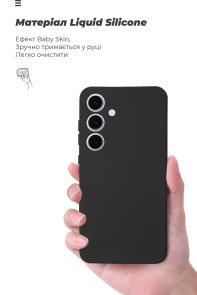 Чохол ArmorStandart for Samsung S24 FE - Camera cover Icon Black (ARM88971)
