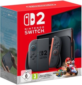 Ігрова приставка Nintendo Switch 2 Mario Kart World Bundle Black (45496321529)
