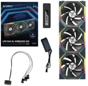 Фото: Кулер Lian-Li Uni Fan SL Wireless 120 Revers Black (G99.12RSL1W3B.00) № 4 | KTC