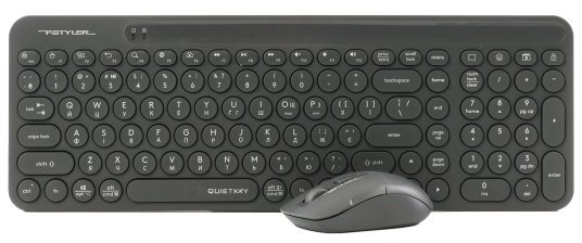 Комплект клавіатура+миша A4tech FG3300 Air2 Wireless Grey (FG3300 Air2 Grey)