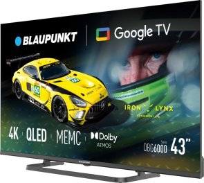 Телевізор QLED Blaupunkt 43QBG6000S (Google TV, Wi-Fi, 3840x2160)