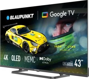 Фото: Телевізор QLED Blaupunkt 43QBG6000S (Google TV, Wi-Fi, 3840x2160) № 3 | KTC