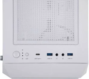 Фото: Корпус 2E Gaming Hexagon White with window (2E-G338W) № 10 | KTC