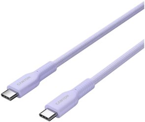 Кабель Canyon OnWire 60CL 60W Type-C / Type-C 1m Purple (CND-CCAP60AB10PU)