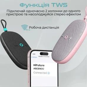 Фото: Портативна колонка HiFuture Ascendo MatchaGreen (ascendo.matchagreen) № 4 | KTC