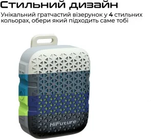 Фото: Портативна колонка HiFuture Pocket-S 5W Greyblue (pocket-s.greyblue) № 9 | KTC