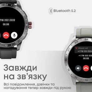 Фото: Смарт годинник HiFuture Flex2 Silver (flex2.silver) № 4 | KTC