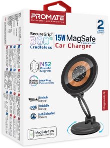 Кріплення для мобільного телефону Promate Magnus2-qi (6959144065250)