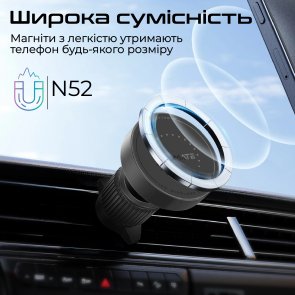 Кріплення для мобільного телефону Promate Magdrive-r (6959144066370)