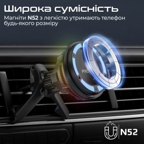 Кріплення для мобільного телефону Promate Magchill-ga (6959144065908)
