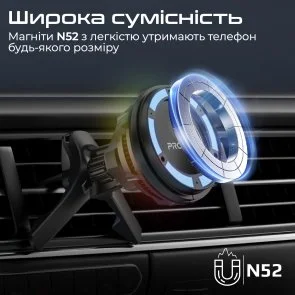 Фото: Кріплення для мобільного телефону Promate Magchill-ga (6959144065908) № 7 | KTC