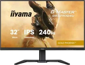 Фото: Монітор iiyama G-MASTER GB3290QSU-B1 Black - 31.5" IPS / 2560×1440 / 240 Гц / AMD FreeSync Premium / Pivot / HAS № 2 | KTC