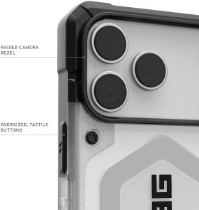 Чохол UAG for Apple iPhone 17 Pro Max - Pathfinder Clear MagSafe Ice/Silver (114552114333)