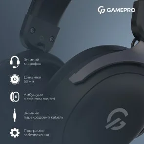 Фото: Гарнітура GamePro Asgard Freya Black (HS145B) № 12 | KTC