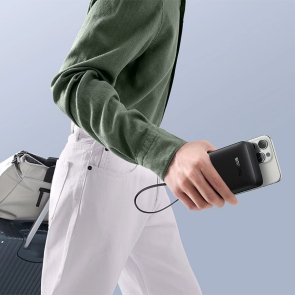 Батарея універсальна Baseus Bipow 10000mAh 20W with Built-in USB-C Cable