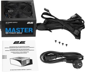 Блок живлення 2E 850W Master Power, ATX, Fan 12cm, 80+ White