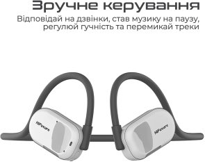 Гарнітура HiFuture Futuremate Greywhite (6972576180940)