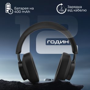 Гарнітура Promate Takt Black (6959144066271)