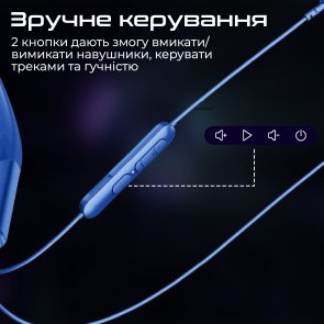 Гарнітура Promate Leap-200h Blue (6959144067582)
