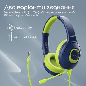 Гарнітура Promate Coddy Emerald (6959144058849)
