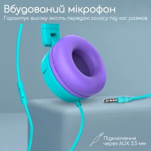 Фото: Навушники Promate Jewel Aqua (6959144058979) № 6 | KTC