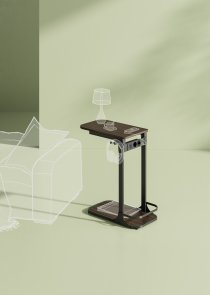Приставний стіл з мережевим подовжувачем OfficePro SD185DW